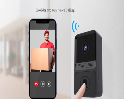 Smart Wireless Video Doorbell Camera W/2 Way Audio Cloud Storage, And 480P Wifi Remote Video Doorbell